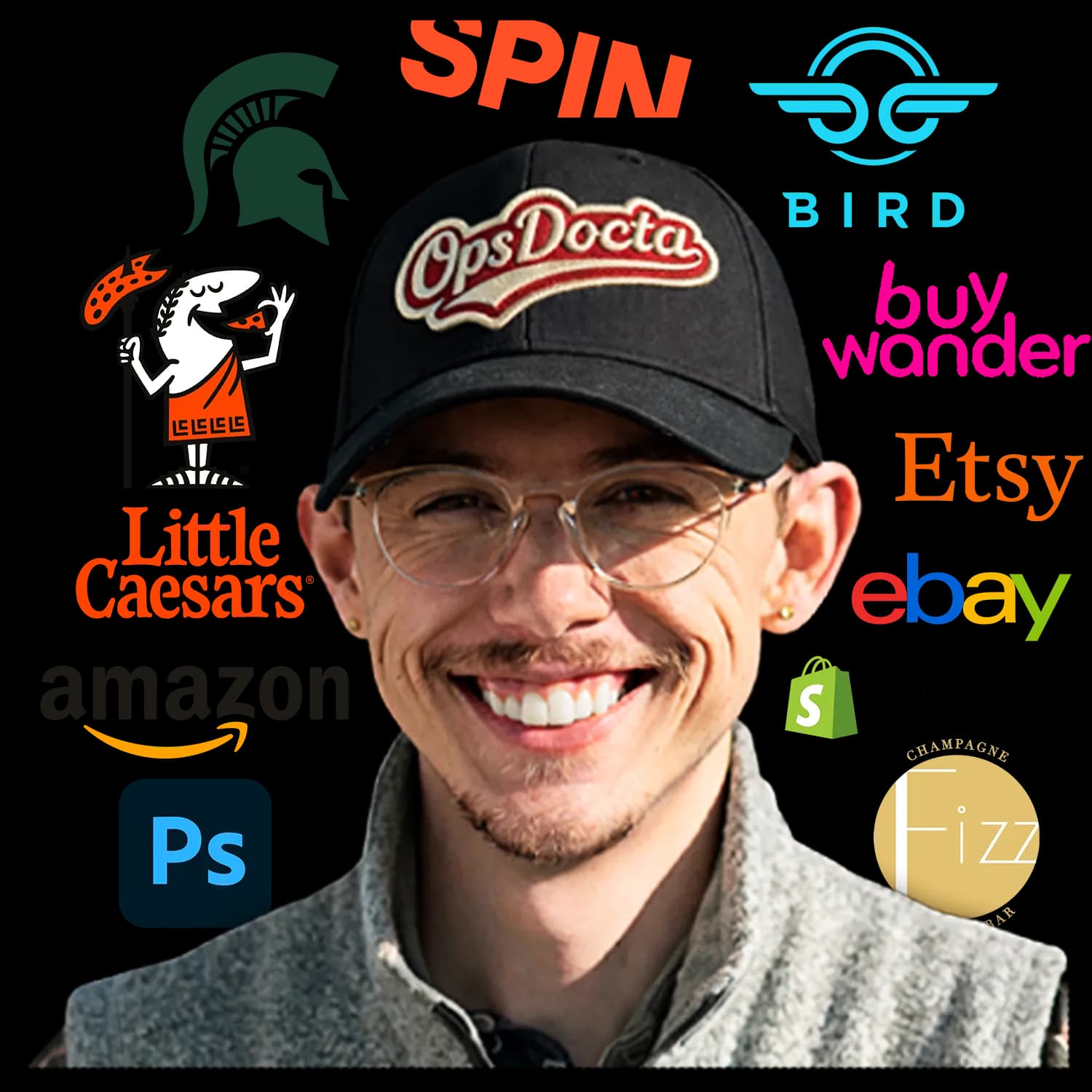 Jack OpsDocta with client logos